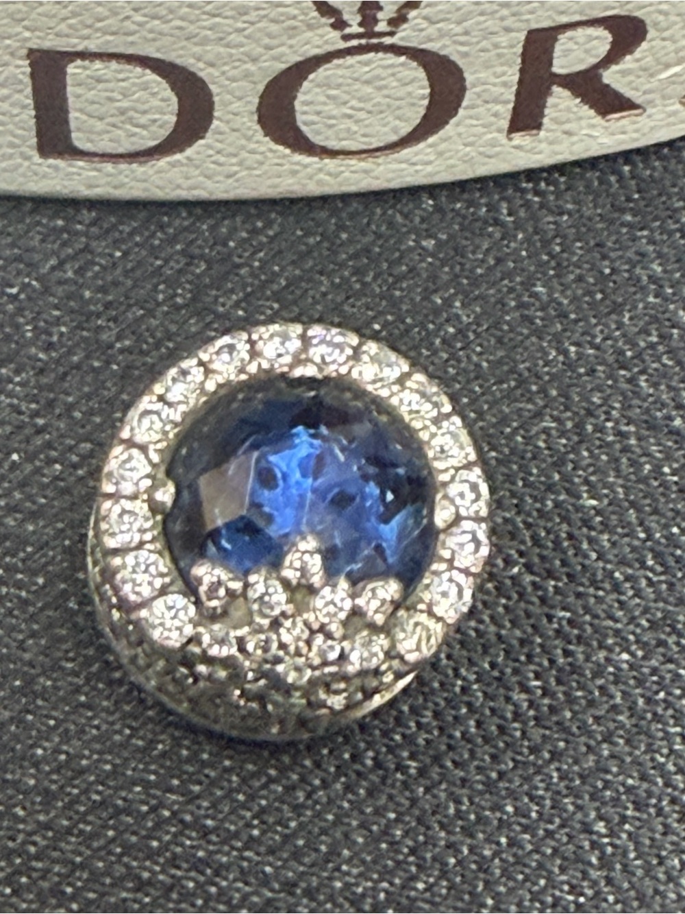 Pandora Blue Dazzling Snowflake Charm